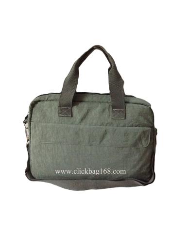 กระเป๋าผ้าคลิปลิงค์สีเทา CLICK 0127